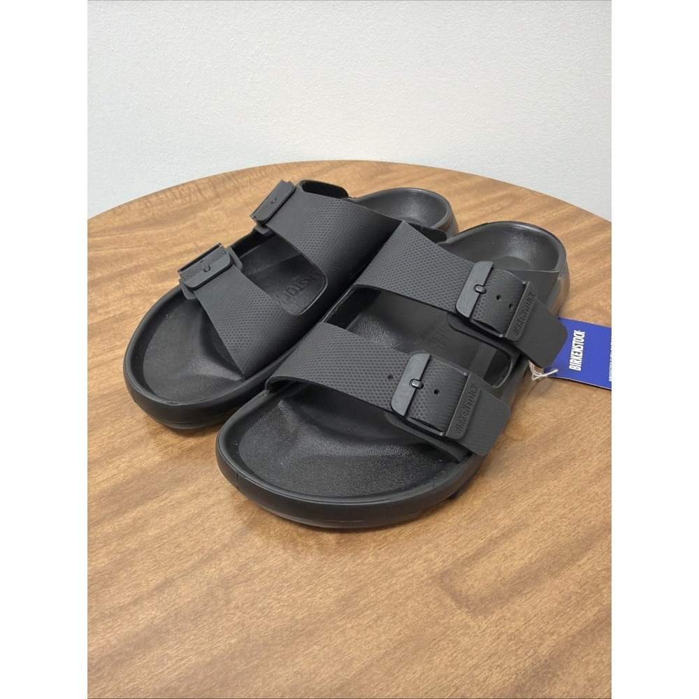 Birkenstock Mogami Terra Stealth 2 Strap Unisex Sandal Black Men's 8 Women's 10 - Picture 3 of 10